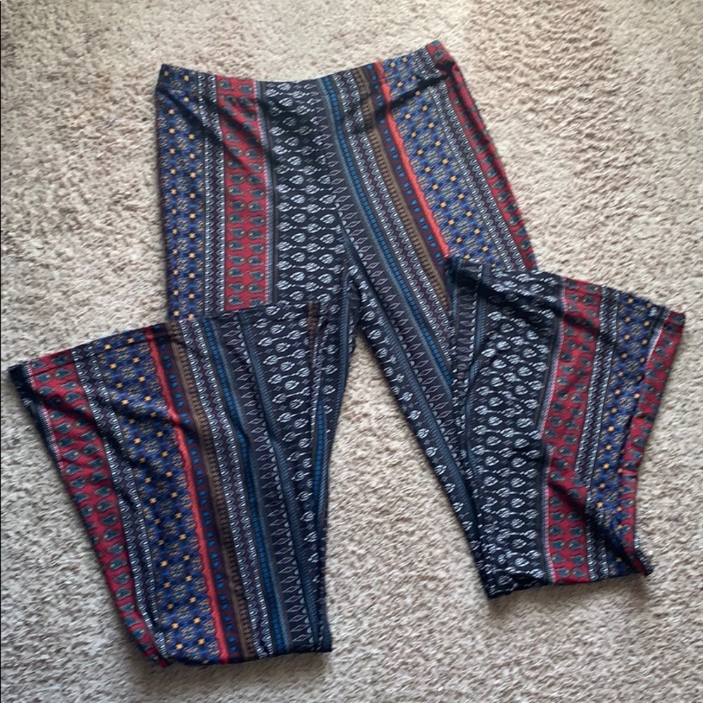 Pattern Flare Tights